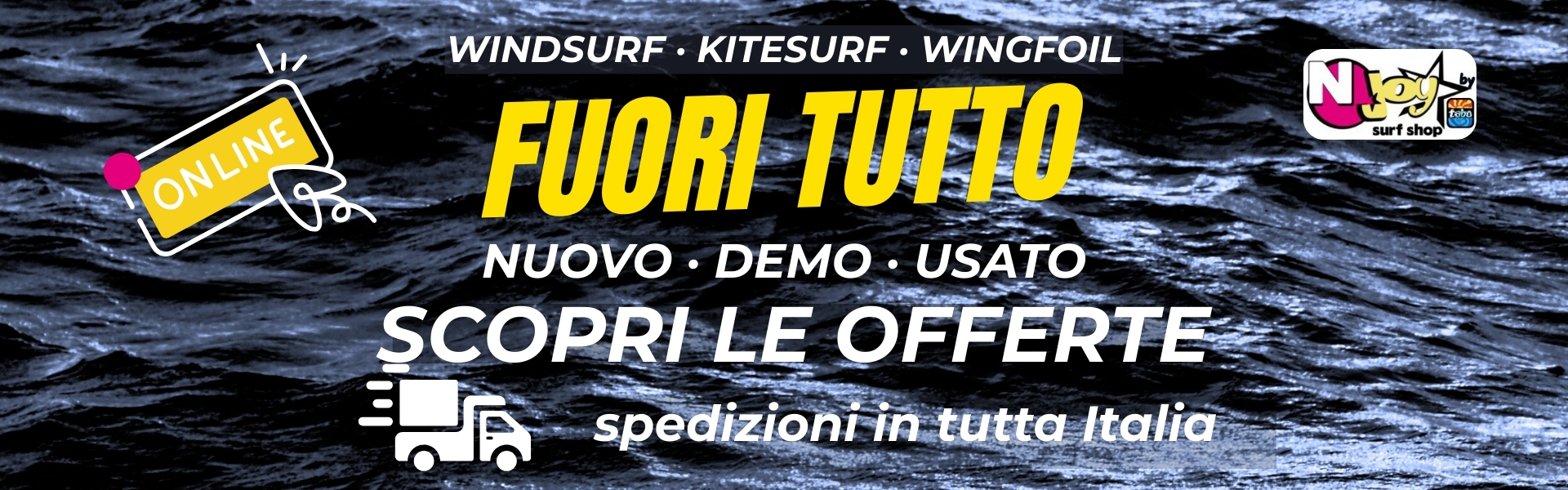 Svendita windsurf kitesurf wingfoil Njoy Surf Shop